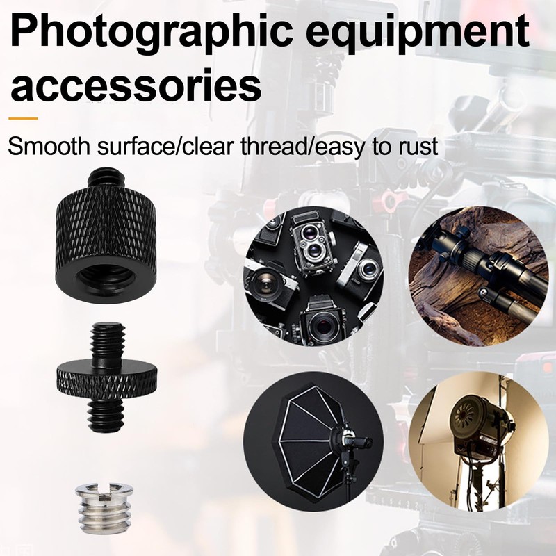 SKDFHOD Tripod Adapter 1/4 to 3/8 Inch Thread Adapter, 3/8