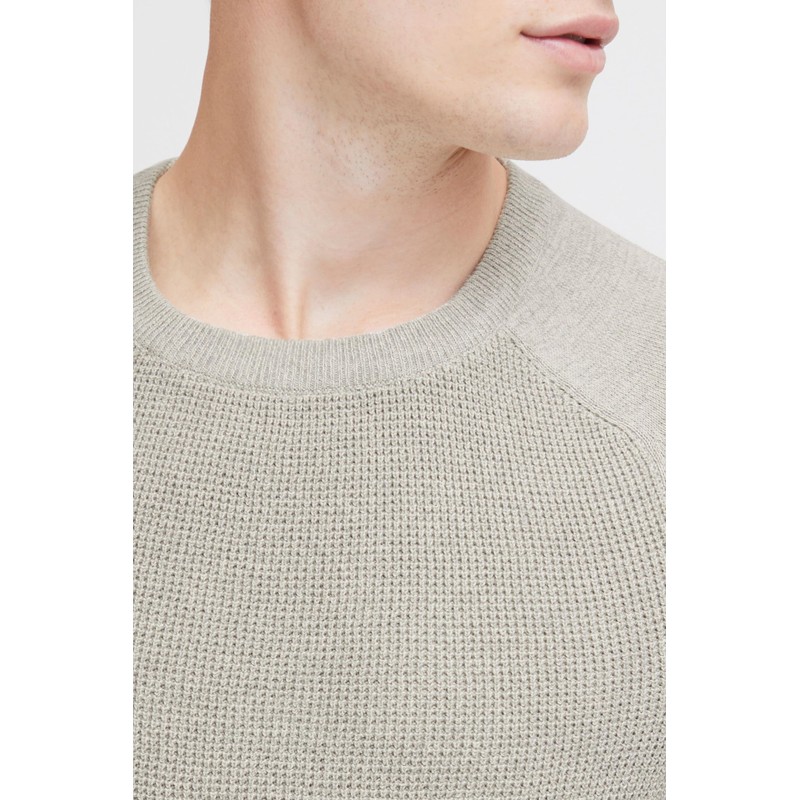 Blend Gandolf Men's Fine Knit Pullover with Crew Neck and