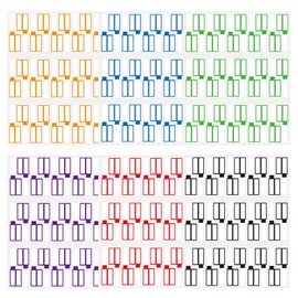 Rnigra 180PCS Cable Labels, Cable Labels Tags Write on, Waterproof Tear Resistant Wire, for Cable Management, Identification, Organization(6 Colors)