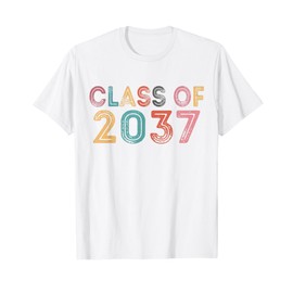 Class Of 2037 Grow With Me Graduation 2037 T-Shirt