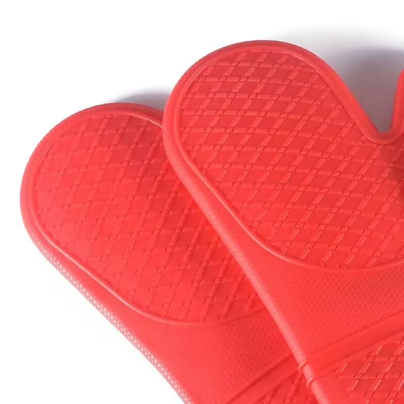 Linwnil Extra Long Silicone Oven Mitts Heavy Duty Commercial Grade