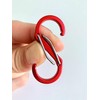 S Carabiner - Small Carabiner - Carabiner Key Ring with