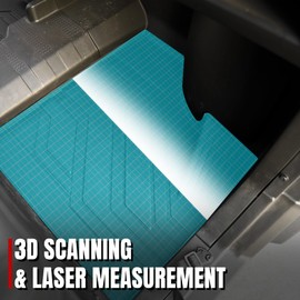 A & UTV PRO 4PCS Floor Mats for CFMOTO UForce 1000 2019-2025, Front and Rear Floor Slush Liners All Weather TPE Material Protection for CF Moto UFORCE 1000 XL 2022-2025 Accessories,4 Seater