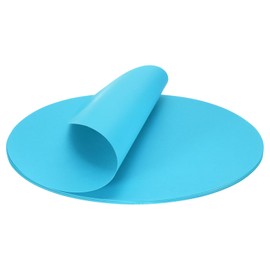 sourcing map 10 Inch Oval Card Stock, 30 Pcs Colored Cutouts Paper Thick Cardstock Coaster for DIY Craft Projects Classroom Bulletin Board Decor, Blue