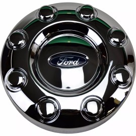 Aftermarket 2005-2016 Super Duty F-350 Dually DRW Ford 17" Wheel Chrome Cap 2WD FRONT