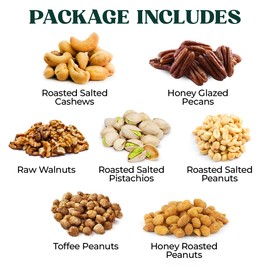 Easter Nuts Gift Basket - Freashly Packed Nuts in a Beautiful Easter Designed Box, Ideal Gift Baskets for Men, Unique Treat for Gifting, Snacking, Sharing with Friend and Family.