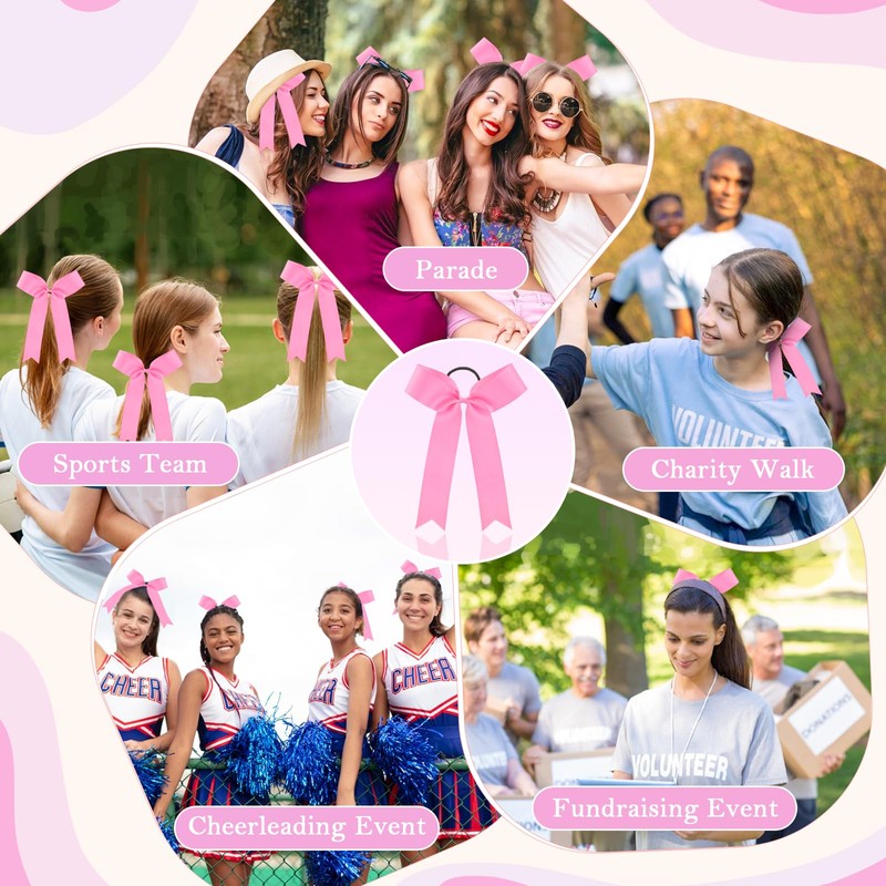 20 Pieces 9.06 inches Collegiate Cheerleader Hair Bows for Women,