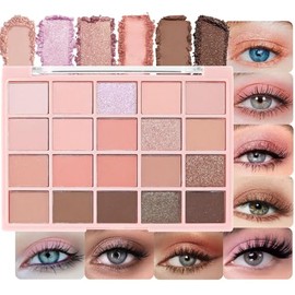 CAKAILA- Multicolor la paleta de sombras de ojos tiene una variedad de colores brillantes para que elijas, puedes mezclar y combinar colores