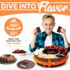 JoyMech Cheese & Chocolate Fountain Machine with 4-Section Food Trays,