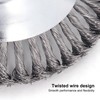 Twisted Wire Wheel Steel Garden Grass Weed Brush Cutting Head