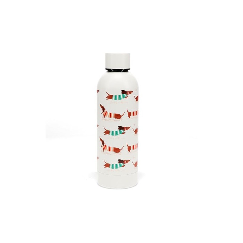 Rex London Dachshund Water Bottle 500 ml Stainless Steel