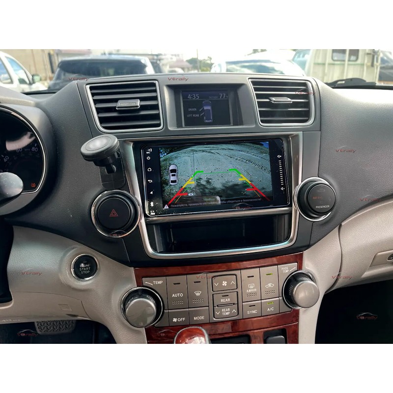 Vorally Radio de coche Android 14 para 2008-2013 Toyota Highlander