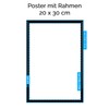 artboxONE Poster with Black Frame 45 x 30 cm Food