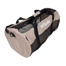 Hiturbo Mesh Duffel Bag, Dive Bags Travel Beach Gear Diving Duffels Luggage for Scuba, Surfing and Snorkeling (Grey)