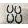 Cast Iron Set Of 4 Medium Sized Horseshoes (0031)