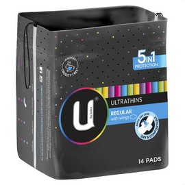Kotex U By Kotex Ultra Thin Wings Regular 14