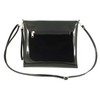 LONI Ladies Patent Leather Clutch Bag Shoulder Bag Handbag, navy