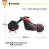 Motorcycle Pizza Cutter, Stainless Steel Plastic Funny Pizza Wheel, Pizza