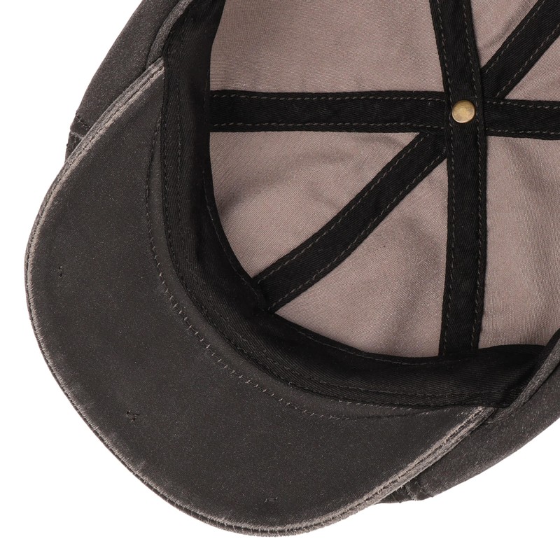 Stetson Brooklin Old Cotton Flat Cap Ivy hat (XL (60-61
