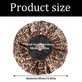 Seidenhaube, 2 Stücke Seidenhaube Satin SchlafmüTze, Seidenhaarwickel zum Schlafen, Satin-Schlafmütze