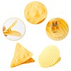 Bojueshaw 8pcs Chip Clips,Food Storage Bag Clips,Potato Shape Funny Chip