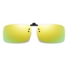 DUCO 8014 Clip-on Sunglasses, Polarized UV Protection, Flip-up, Fixed Type,