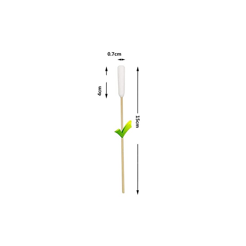 UUYYEO 100 Pcs Extra Large Cotton Swabs Large Tip Cotton