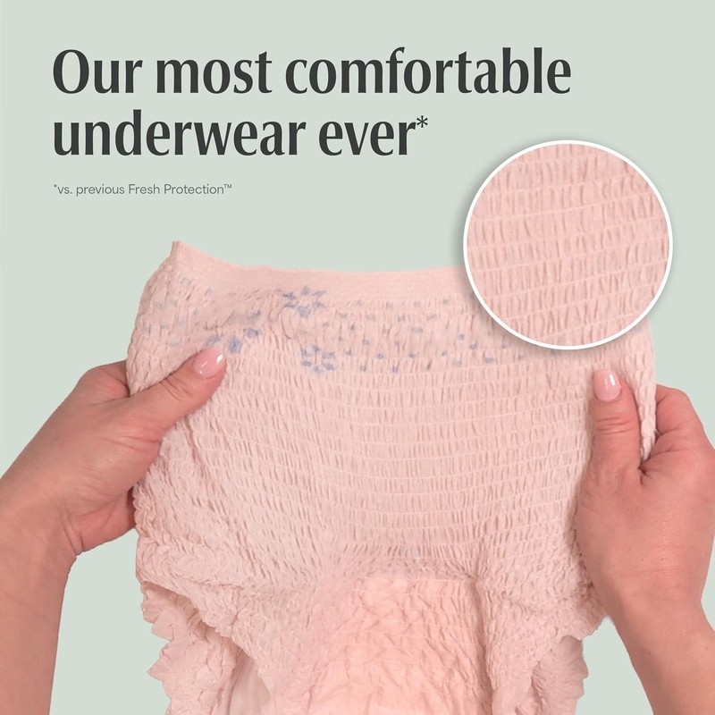Depend Fresh Protection Adult Diapers, Incontinence & Postpartum Bladder Leak