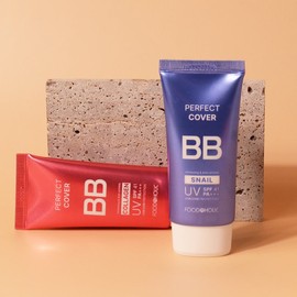 Food Aholic Perfect Cover BB Cream (Select 1) / Collagen & Snail UV Protection Tone-up Radiant BB Cream / 푸드어홀릭 퍼펙트 커버 비비크림 택1 /콜라겐.스네일 자외선차단 톤업 결광 BB
