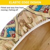 FANSU Round Tablecloth 70cm, Waterproof Round Table Cover Mandala Wipe