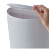 Isetou Merna Mini Trash Can with Lid, Small Storage Bin,