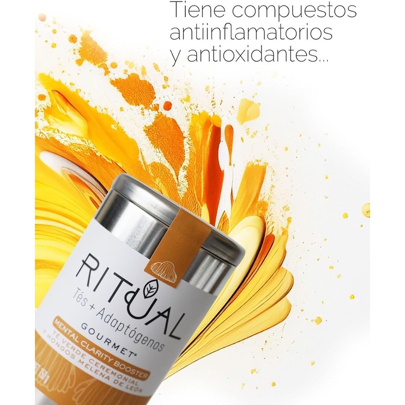 Té Verde Mental Clarity Booster con Melena de León –