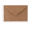 Kraft Mini Envelopes Brown Kraft Envelopes for Gift Cards and