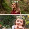 Rerixch Wedding Flower Crown for Bride Bridesmaid Headpiece for Women