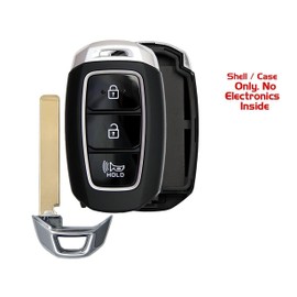 1x New Replacement Proxy Key Fob Remote Shell / CASE Compatible with & Fit for 2020 Hyundai Santa Fe - MPN TQ8-FOB-4F30-04 (NO Electronics or Chip Inside)