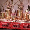 3 Pack Graduation Tablecloth Party Decorations, Class of 2025 Congrats