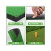 Golf Practice Mat, Includes 30 Urethane Balls, For Home, Indoor,