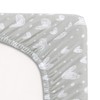 Travel Cot Fitted Sheet, 2 Pack, 100% Jersey Knit Cotton