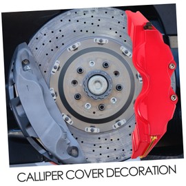 Gatuida Car Body Brake Caliper Cover Decorative Front Caliper Guard Wheel for Car Rear Accessory