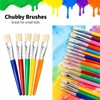 Icetop Large Paint Brushes, 20 Round Flat Toddler Paint Brushes