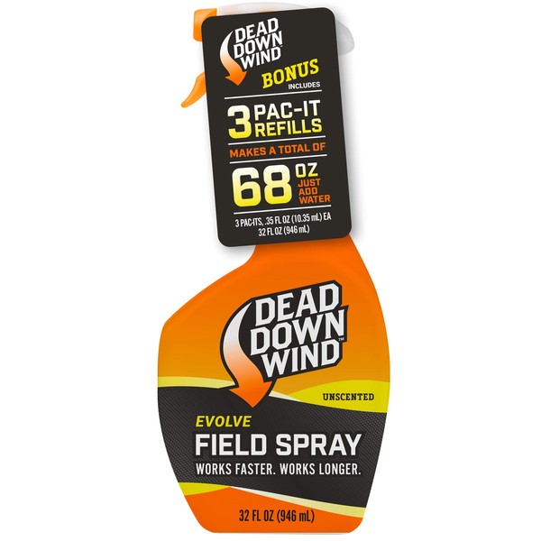 Dead Down Wind Evolve Field Spray 12oz Bottle and 3
