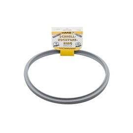 HAAS 3187 Pressure Cooker Sealing Ring Inner Diameter 22.5 cm for Fissler Vitavit Pressure Cookers Grey