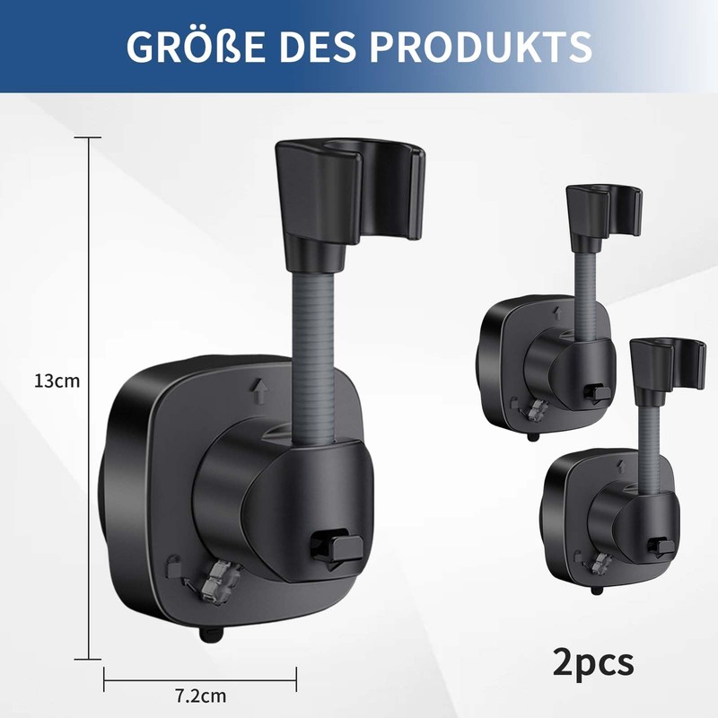 Shower Head Holder (Black)