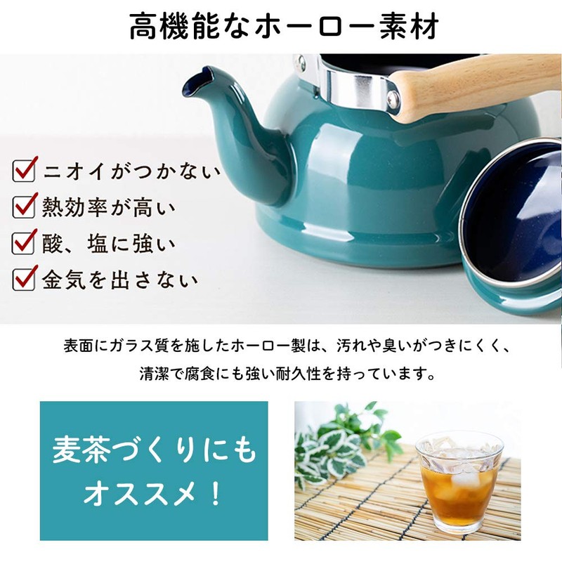 Iris Plaza CTN-1.6K.SB Kettle, Induction Compatible, Smoke Blue, 1.6 L.,