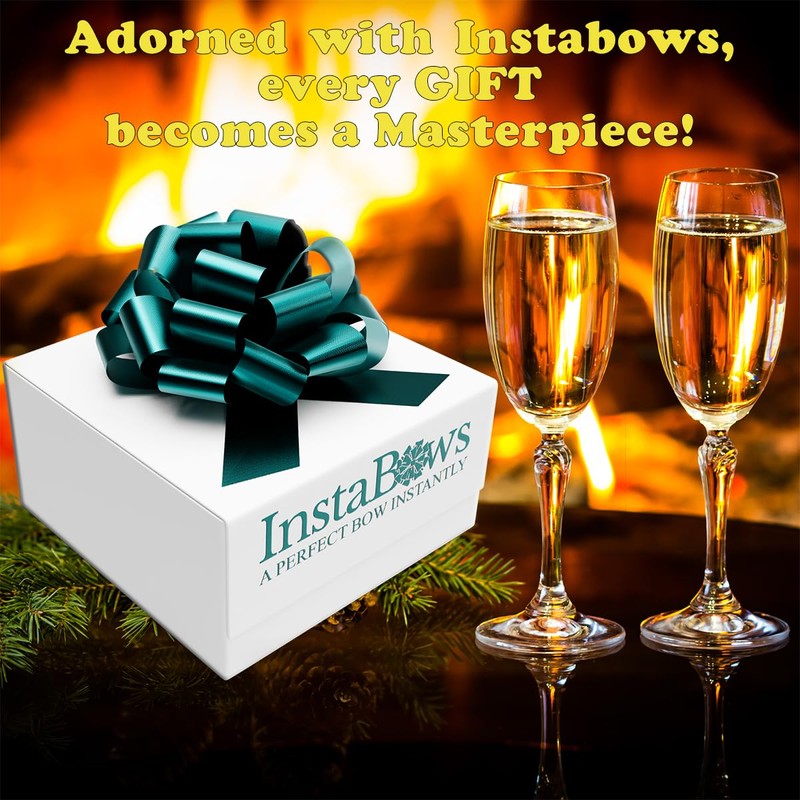 InstaBows 3 Pack Pull Bows for Gift Wrapping & Baskets