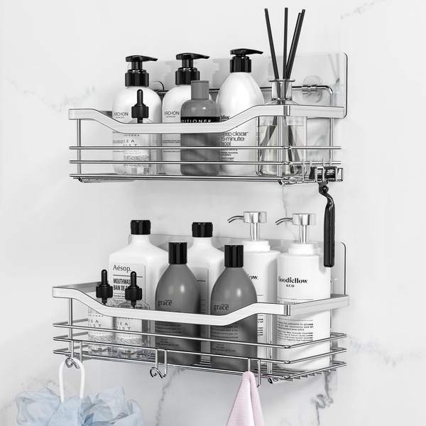 Orimade Shower Caddy Basket Shelf Storage Rack Pack of 2,