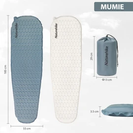 Naturehike Ultraleichte selbstaufblasende Isomatte, isolierte Isomatte, 3,5 cm leichte rechteckige/Mumien-Isomatte für Camping, Rucksackreisen, Wandern, Reisen, ISPO-Preisträger 2024