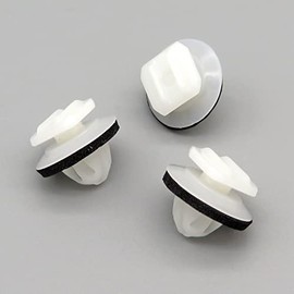 VVO Fasteners- White Plastic Front Wheel Arch Flare & Trim Moulding Clips for Toyota C-HR, (Pack of 10)
