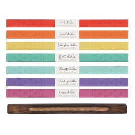 7 Chakra Balancing Incense Sticks Gift Set | 70 Sticks | Aromatherapy | Relax & Rejuvenate | Stress Relief | Yoga Meditation | Gift for Her Him