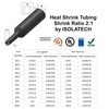 Isolatech Heat Shrink Tubing 2:1 Black Selection of 13 Diameters